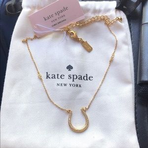 Kate Spade Wild Ones Pave Horseshoe Mini Pendant